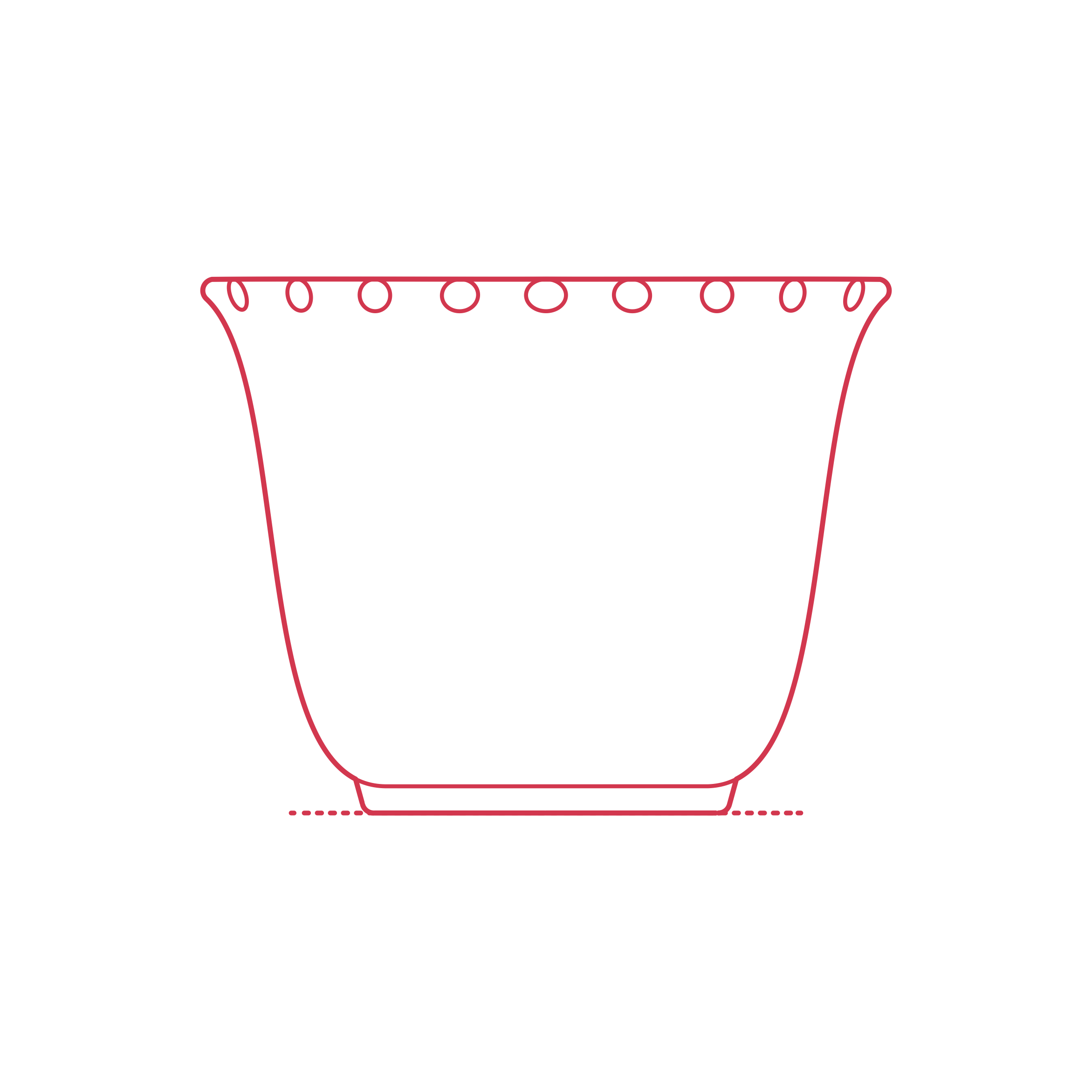 Objects Plant Pots Ikea Sharonfrukt Plant Pot Small Line Art Illustration Svg Free Vectors